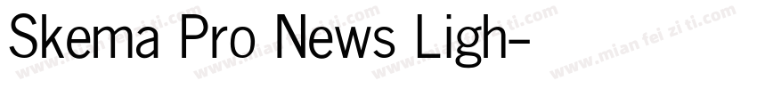 Skema Pro News Ligh字体转换